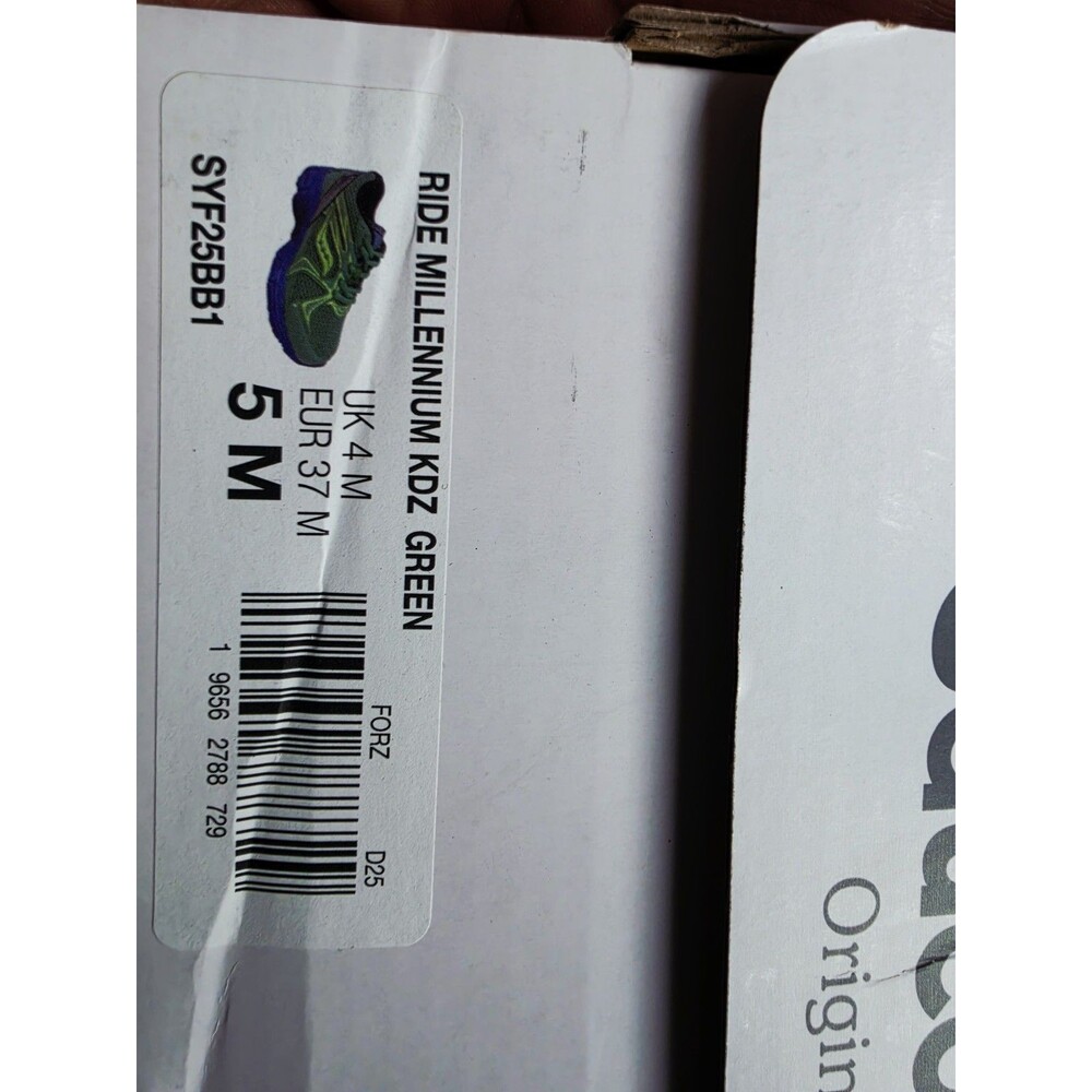 Saucony Ride Millennium  Green/Blue Mesh Lace-Up SVF25BB1 5 Men/6.5 Women’s - Picture 7 of 7